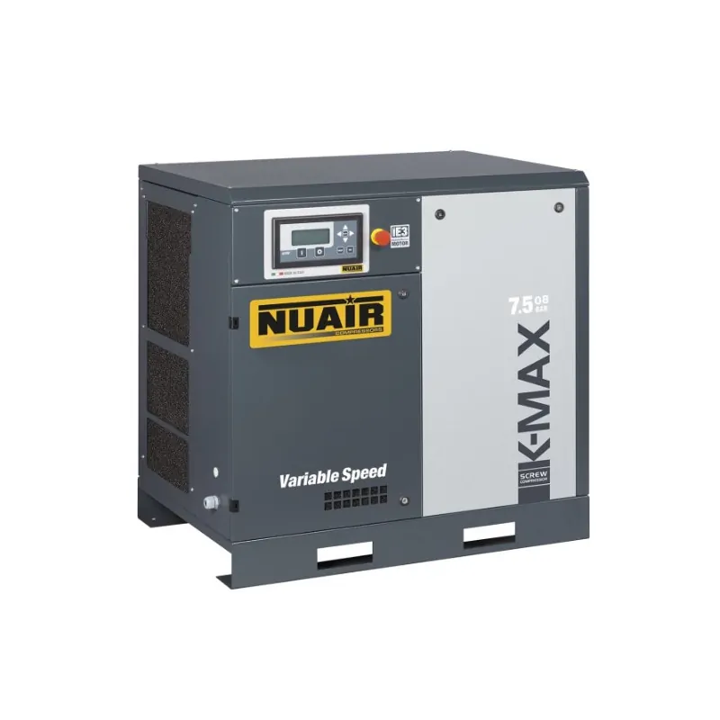 Compresseur d air à vis à entraînement direct K MAX 10CV 8 bar NUAIR