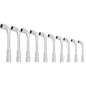 Jeu de 10 Clés à Pipe Débouchées 12 pans x 6 pans KRAFTWERK 2598-99