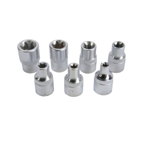 Douille Courte 3/8'' Torx Femelle De T6 A T16 - Jeu De 7 SAM Outillage - P3462-19134