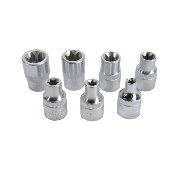 Douille Courte 3/8'' Torx Femelle De T6 A T16 - Jeu De 7 SAM Outillage - P3462-19134