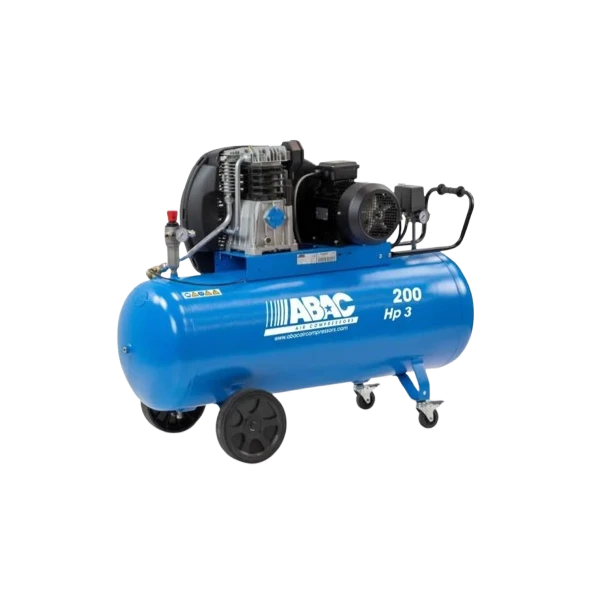 Compresseur d'air à piston PRO A49B 3 CV 200 L ABAC 4116028550