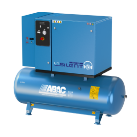 Compresseur d'air silencieux avec sécheur d'air 500L 5.5 Cv 11 Bar Gamme LN ABAC 4116026009