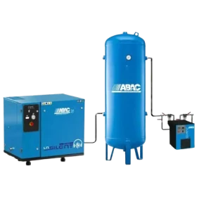 Compresseur d'air silencieux ensemble complet 500L 10 Cv 11 Bar Gamme LN ABAC Complet B7000/LN 10*-10 ET