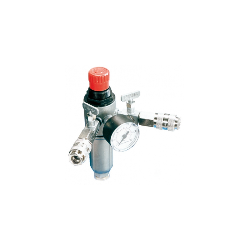 Réducteur De Pression Air Comprimé - Plage 0.1-1MPa - Connecteur 8mm - Pour Compresseur - Manomètre Inclus