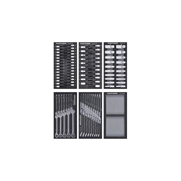 Composition d'outils, BASIC LINE, EVA, 103-pcs KRAFTWERK - 105.302.000