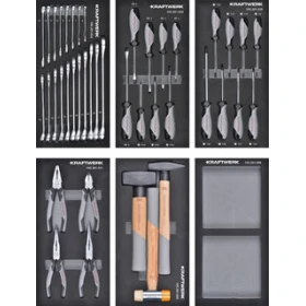 Composition d'outils, BASIC LINE, EVA, 43-pcs KRAFTWERK - 105.302.001