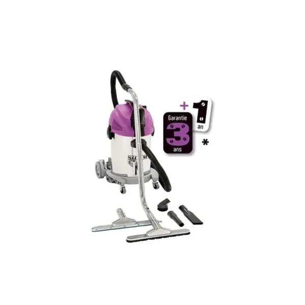 Aspirateur sans sac Pro cuve inox Eau et Poussières JET30i SIDAMO 20402041