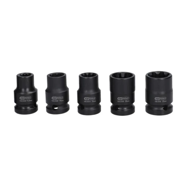 Douilles pour étriers de freins, 1/4 - 3/8 - 1/2 KS TOOLS 150.2600F