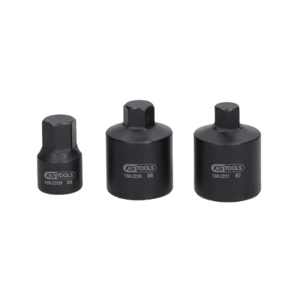Douilles pour étriers de freins, 1/4 - 3/8 - 1/2 - KS TOOLS 150.2600F