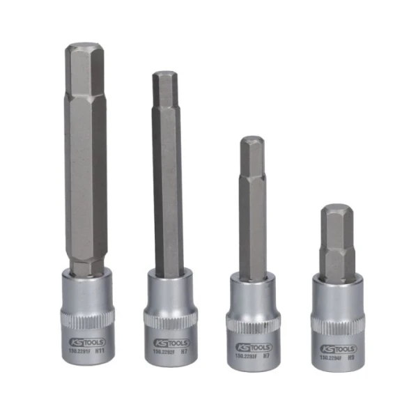 Douilles pour étriers de freins, 1/4 - 3/8 - 1/2 - KS TOOLS 150.2600F