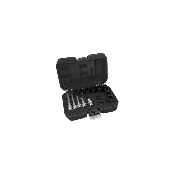 Coffret de 17 douilles pour étriers de freins, 1/4 - 3/8 - 1/2 KS TOOLS 150.2600F