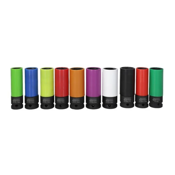 Coffret de douilles à chocs 1/2'' spéciales roues 18 pièces KS TOOLS