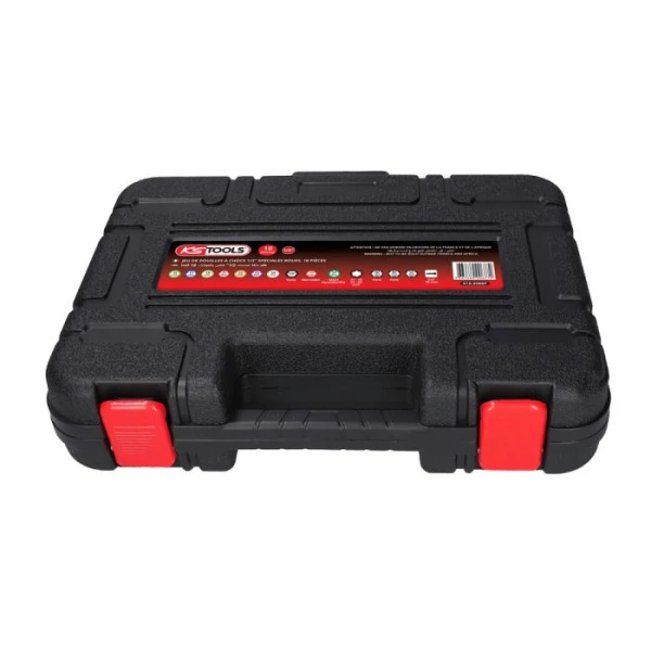 Coffret de douilles à chocs 1/2'' spéciales roues 18 pièces KS TOOLS