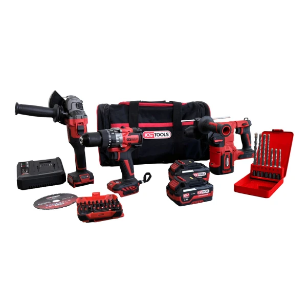 Pack électroportatifs 10 pièces 18V KS TOOLS 515.4731F-A3