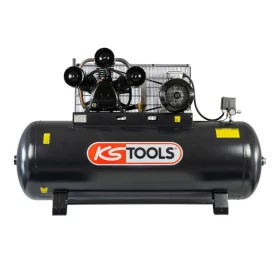 Compresseur à piston sur cuve tri 380V 500L 10bars 10Cv Sans sécheur d'air KS TOOLS 165.0807F