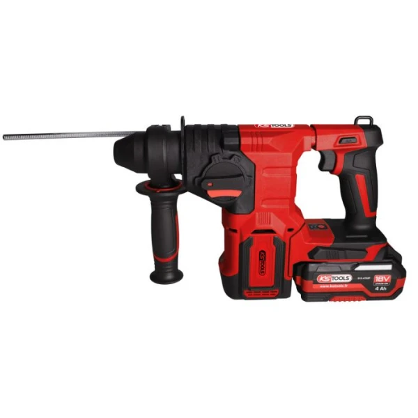 Perforateur en coffret + 2 batteries 18V 900W + chargeur KS TOOLS 515.4750F