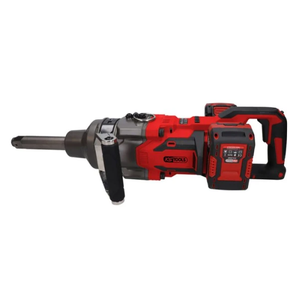 Clé à chocs à broche longue 1" 18V 4000Nm, en coffret 2 batteries 1 chargeur double - KS TOOLS 515.4455F