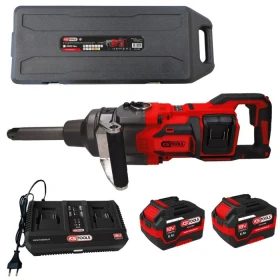 Clé à chocs à broche longue 1" 18V 4000Nm, en coffret 2 batteries 1 chargeur double - KS TOOLS 515.4455F