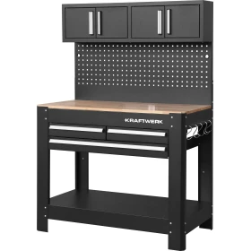Établi avec 3 tiroirs et 2 armoires murales Kraftwerk - 104.103.002