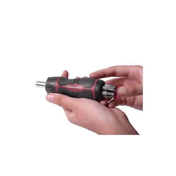 Prise en main du Mini-tournevis à cliquet fonction 6 en 1 - 7 pcs KRAFTWERK - 306.378.010