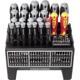 Set de tournevis embouts 114 pcs KRAFTWERK - 305.306.114