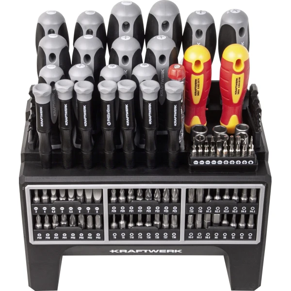 Set de tournevis embouts 114 pcs KRAFTWERK - 305.306.114
