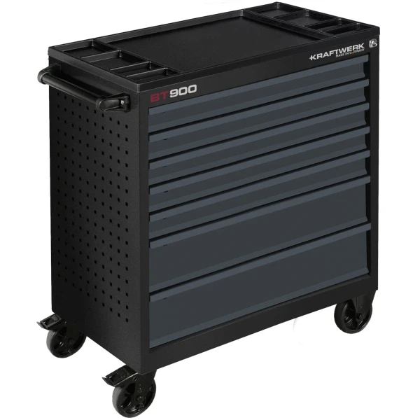 Servante d'atelier noire BT900 7 tiroirs 272 pcs KRAFTWERK - 102.217.203
