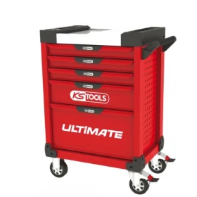 Servante 5 Tiroirs ULTIMATE + Composition 187 outils KS TOOLS