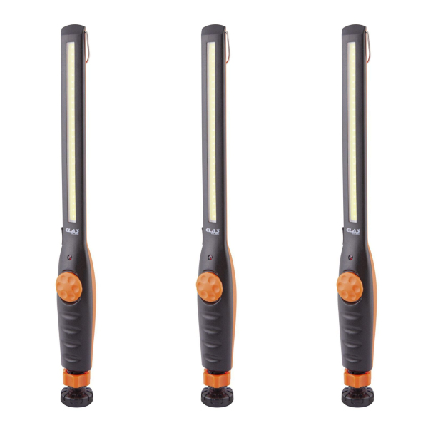 Pack 3 Baladeuses LED Rechargeables Ultra Plates 1000Lm CLAS - OE 0145BLX3