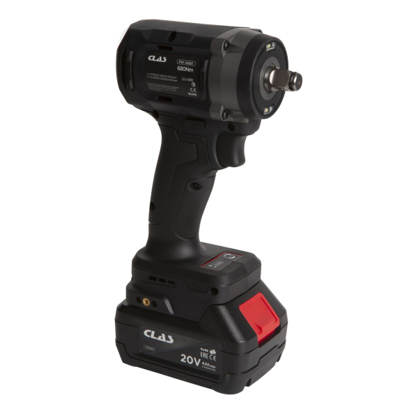 Boulonneuse 1/2" 680nm 20v brushless avec 2 batteries 4Ah et chargeur CLAS - PW 0680