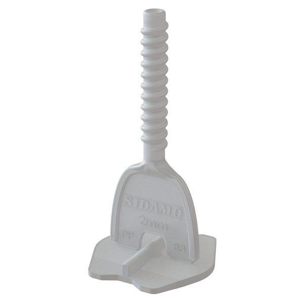 Seau de 1000 Croisillons Auto-Nivelants en + à Vis - Joint 2 mm SIDAMO - 11255927