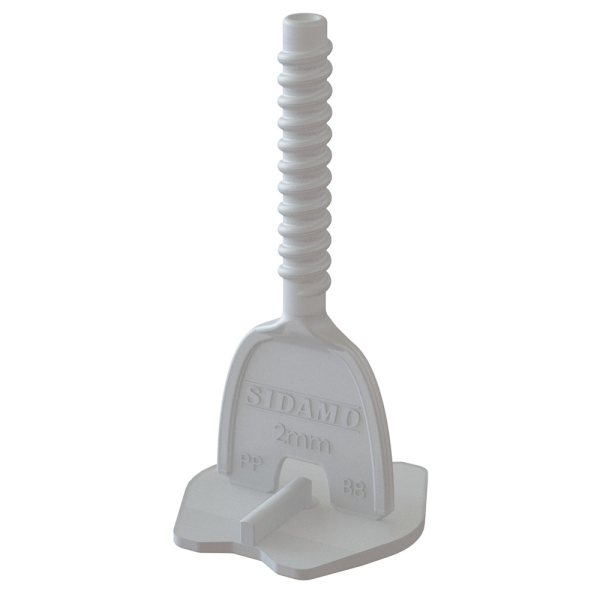Seau de 1000 Croisillons Auto-Nivelants en T à Vis Joint 2mm SIDAMO - 11255921
