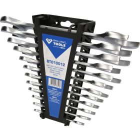 Jeu de clés à fourches, 12 pcs BT010012 Brilliant Tools