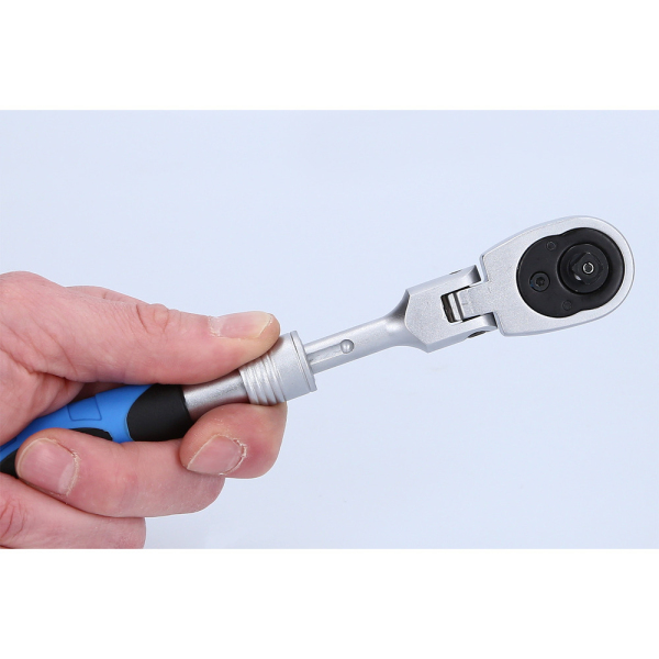 Cliquet réversible télescopique 1/4" avec tête flexible (175- 225 mm) BT020997 Brilliant Tools