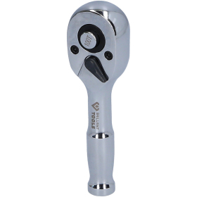 Mini cliquet réversible avec poignée métallique 1/4", 100 dents BT020999 Brilliant Tools