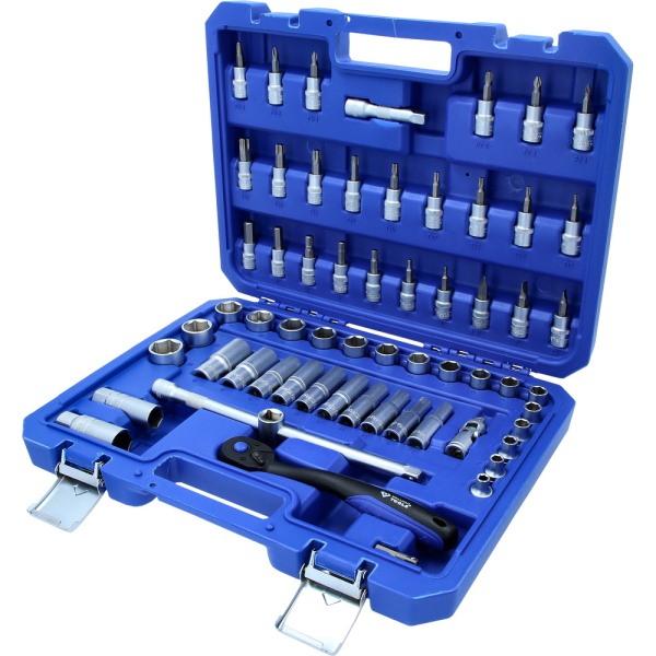 Coffret de douilles et cliquets 3/8'' , 61 pcs BT021061 Brilliant Tools