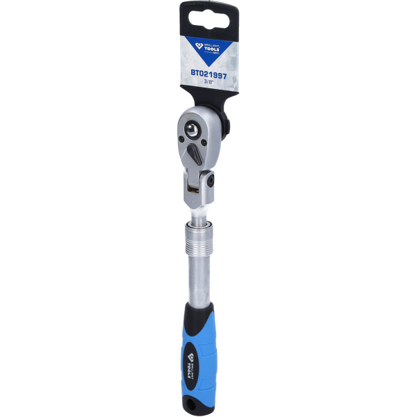 Cliquet réversible télescopique 3/8" avec tête orientable (250 - 350mm) BT021997 Brilliant Tools