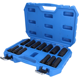 Jeu de douilles à chocs longues 1/2'', 6 pans, 10 - 24mm, 13 pcs BT022625 Brilliant Tools