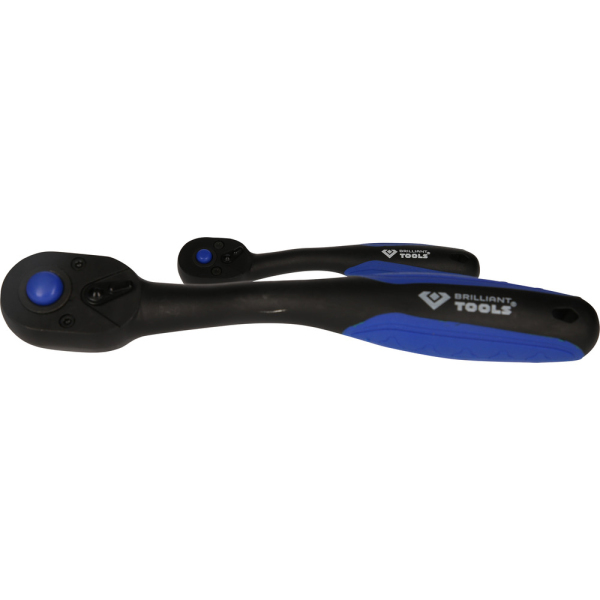 Jeu de cliquets réversibles, 2 pcs, 1/4", 1/2" BT023002 Brilliant Tools
