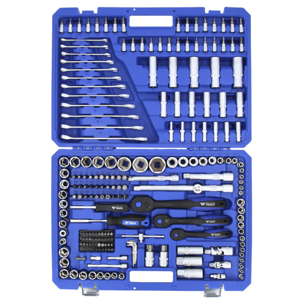 Coffret de douilles, cliquets et clés mixtes, 206 pcs BT023216 Brilliant Tools