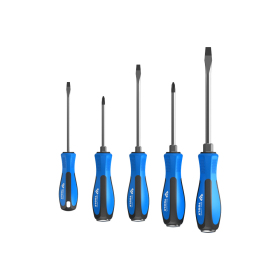 Jeu de tournevis à lame traversante, 5 pcs, Fente, PHILLIPS BT031020 Brilliant Tools