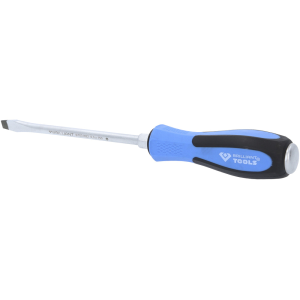 Tournevis à lame traversante Fente 8mm, L.150mm BT031022 Brilliant Tools