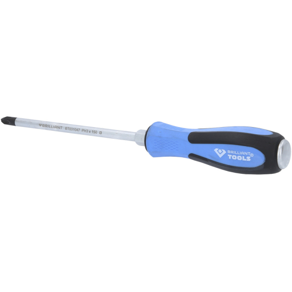 Tournevis à lame traversante PH3, L.150mm BT031047 Brilliant Tools