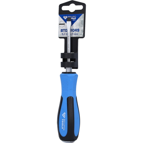 Tournevis à lame traversante Fente 5mm, L.75mm BT031049 Brilliant Tools