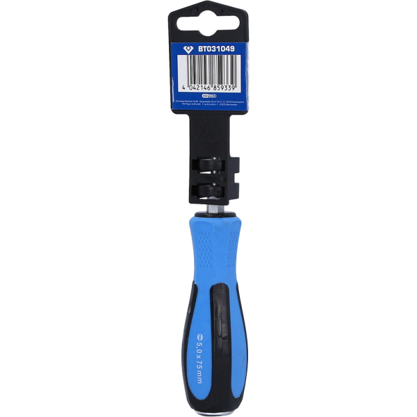 Tournevis à lame traversante Fente 5mm, L.75mm BT031049 Brilliant Tools