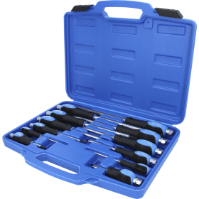 Jeu de tournevis avec embout à frapper Fente, PHILIPPS, 12 pcs BT034012 Brilliant Tools