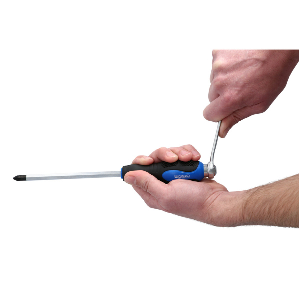 Jeu de tournevis avec embout à frapper Fente, PHILIPPS, 12 pcs BT034012 Brilliant Tools