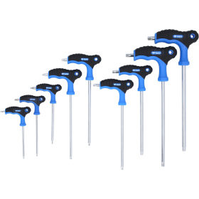 Jeu de clés mâles à poignée en T TORX® 9pcs BRILLIANT TOOLS - BT041200