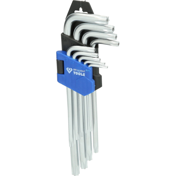 Jeu de clés males TORX® courtes, 9 pcs BT044009 Brilliant Tools