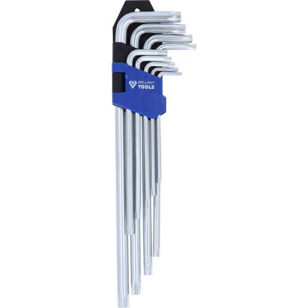 Jeu de clés males TORX® longues, 9 pcs BT044019 Brilliant Tools